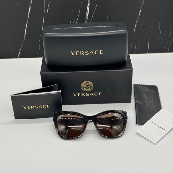 NEW VE4417U 5359/73 VERSACE MOD 4417U 5359/73 WOMEN VE4417U 535973 SUNGLASSES - Picture 12 of 12
